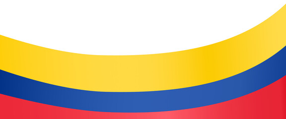 Colombia flag isolated  on png or transparent background,Symbol of Colombia,template for banner,card,advertising ,promote,and business matching country poster, vector illustration