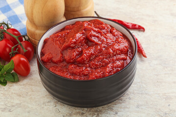 Natural organic pure tomato pasta