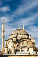 Fototapeta na wymiar a beautiful nuruosmaniye mosque