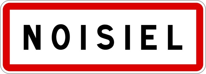 Panneau entrée ville agglomération Noisiel / Town entrance sign Noisiel