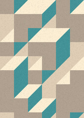 Implementation of Edward Zajec’s “Il Cubo” from 1971. Essentially a Truchet tile set of 8 tiles and rules for placement art illustration