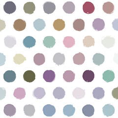 Colorful Circle pattern with a rough texture. Background texture wall and have copy space for text. Picture for creative wallpaper or design art work.
