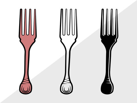 Fork SVG | Spoon Svg | Kitchen Svg | Utensil Svg | Cutlery Svg | Spoon Clipart
