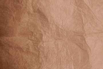 Blank Creased recyclable light brown color eco friendly tissue wrap craft paper texture minimalistic background