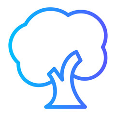 tree gradient icon