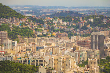 Rio de Janeiro (Brasilien) von Zuckerhut aus gesehen