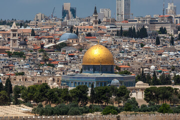 Nice panorama of the city of Jerusalem