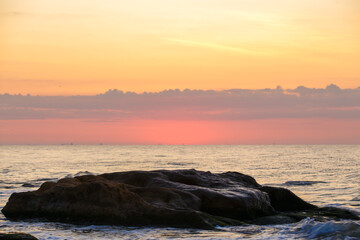 sunrise over the sea