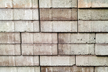 brick wall stone background.. Abstract gray building texture. Old structure