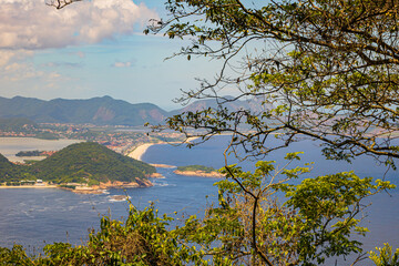 Ausblick auf Rio de Janeiro von Zuckerhut in Brasilien