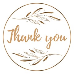 vector thank you handwritten inscription. hand drawn lettering. Thank you calligraphy. Thank you card. Vector illustration.