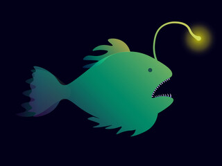 illustration of a fish in the water