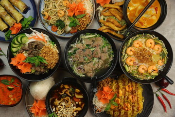 dishes asian vietnamese cuisine