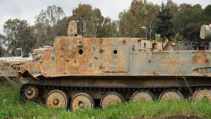 OT-62 TOPAS ( "Tracked Armored Personnel Carrier model 62") A series of BTR-50 variants developed jointly by Poland and Czechoslovakia used as target for shooting by Israeli Army.