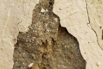 The texture of old and porous cement. background