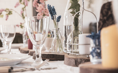 The beautiful Danish Easter table decoration