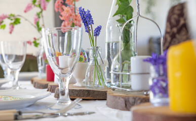 The beautiful Danish Easter table decoration