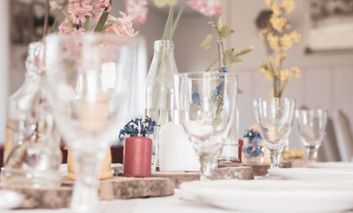 The beautiful Danish Easter table decoration