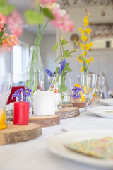 The beautiful Danish Easter table decoration