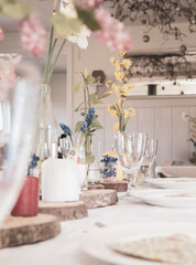 The beautiful Danish Easter table decoration