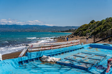 Cyprus - Amazing coastline photographed at sunny summer time