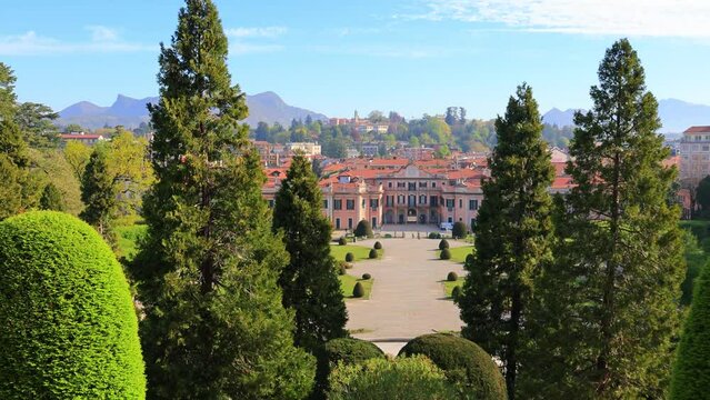 parco di palazzo estense di varese, park of estense palace of varese, italy 