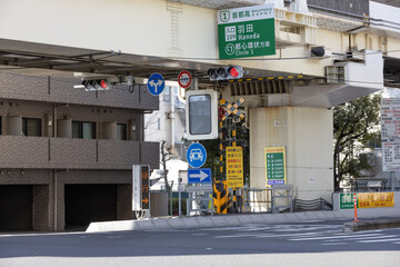 首都高速　羽田入口