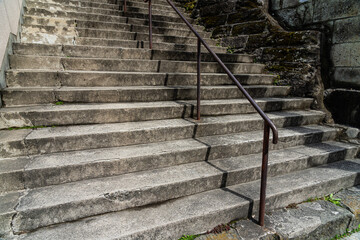 古い階段、昭和の面影
