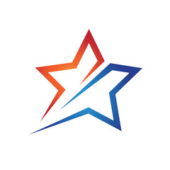 Fototapeta premium Star icon Template