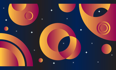 Fototapeta premium space background with stars for banner, landing page, copy space, or poster