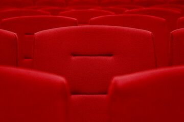 Fototapeta premium Movie theater seats