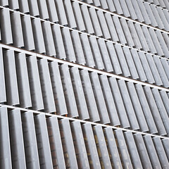 Metallic tiles on a roof