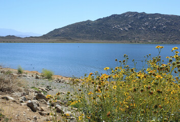 Lake Perris State Recreation Area in Spring, Riverside, California