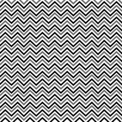 The fabric pattern is gray, white, black, triangular lines arranged to create a beautiful color dimension.