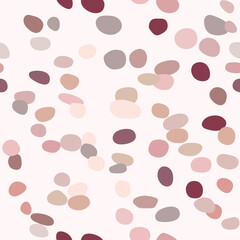 Brown scattered pattern, random shapes abstract print