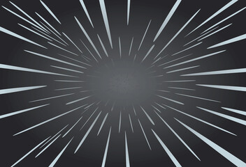 Fast speed warp. vector illustration