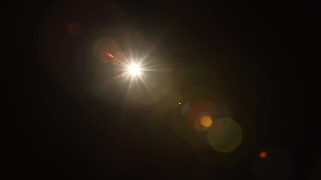 Natural lens flare from the sun
