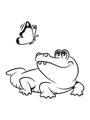 Krokodil Reptil Schmettering 