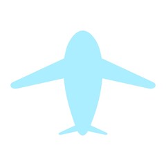 飛行機のシルエットイラスト素材