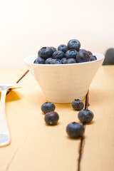 fresh blueberry bowl