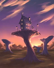  House on the huge mushroom  © Anastasiya