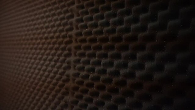 sponge studio recordings. details in a recording studio. 4k video.