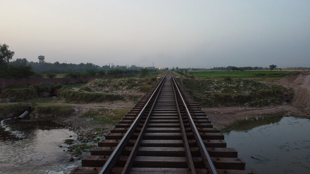 Railway Tracks of Punjab Pakistan