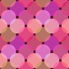 Geometric seamless transparent circle pattern for fabrics and wrapping paper and kitchen and kids and linens and hobbies