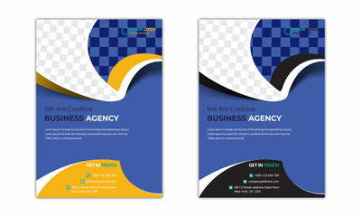 abstract, business, of modern design poster flyer brochure cover layout template, vector template in A4 size - Vector.	

