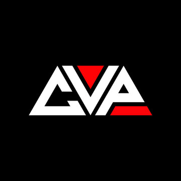 CVP triangle letter logo design with triangle shape. CVP triangle logo design monogram. CVP triangle vector logo template with red color. CVP triangular logo Simple, Elegant, and Luxurious Logo...