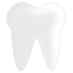 tooth icon on white