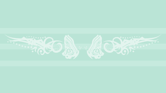 tribal butterfly tattoo background vector