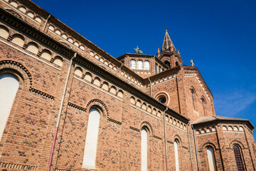 Old Brick Building of the Church of Our Lady of the Rosary in Asmara, Eritrea