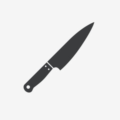 Kitchen Knife Cooking Flat Vector Icon